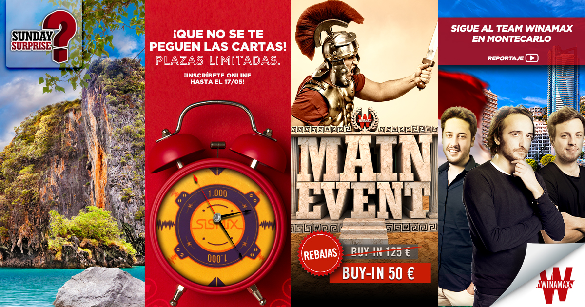 Tu fin de semana en Winamax