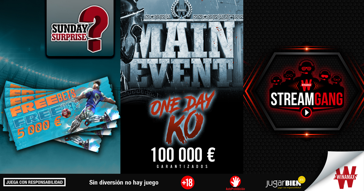 Tu fin de semana en Winamax