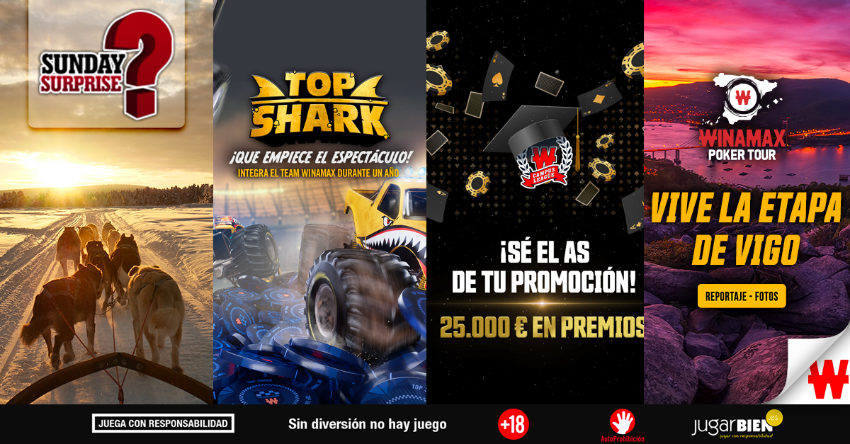 Tu fin de semana en Winamax
