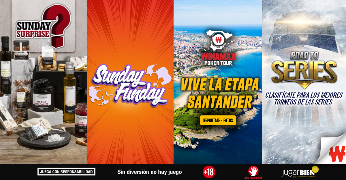 Tu fin de semana en Winamax 