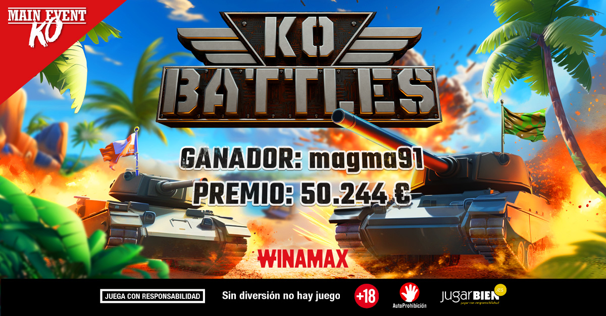 Magma, ganador del Main Event de las KO Battles